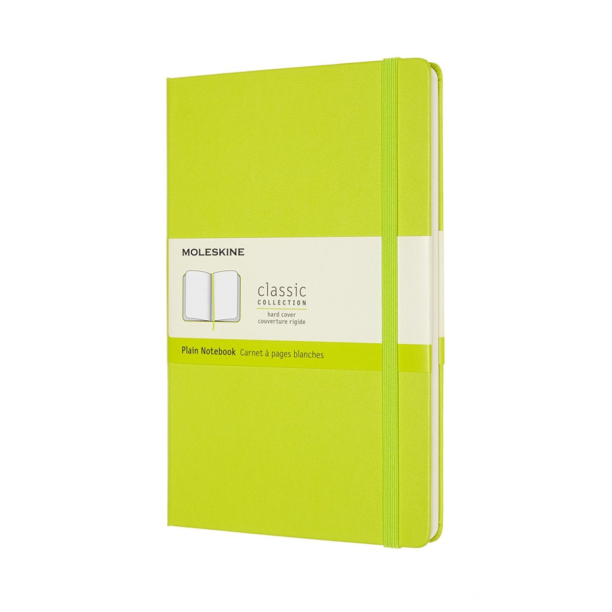 Klassisches Moleskine-Notizbuch – groß – Hardcover – leer – Zitronengrün