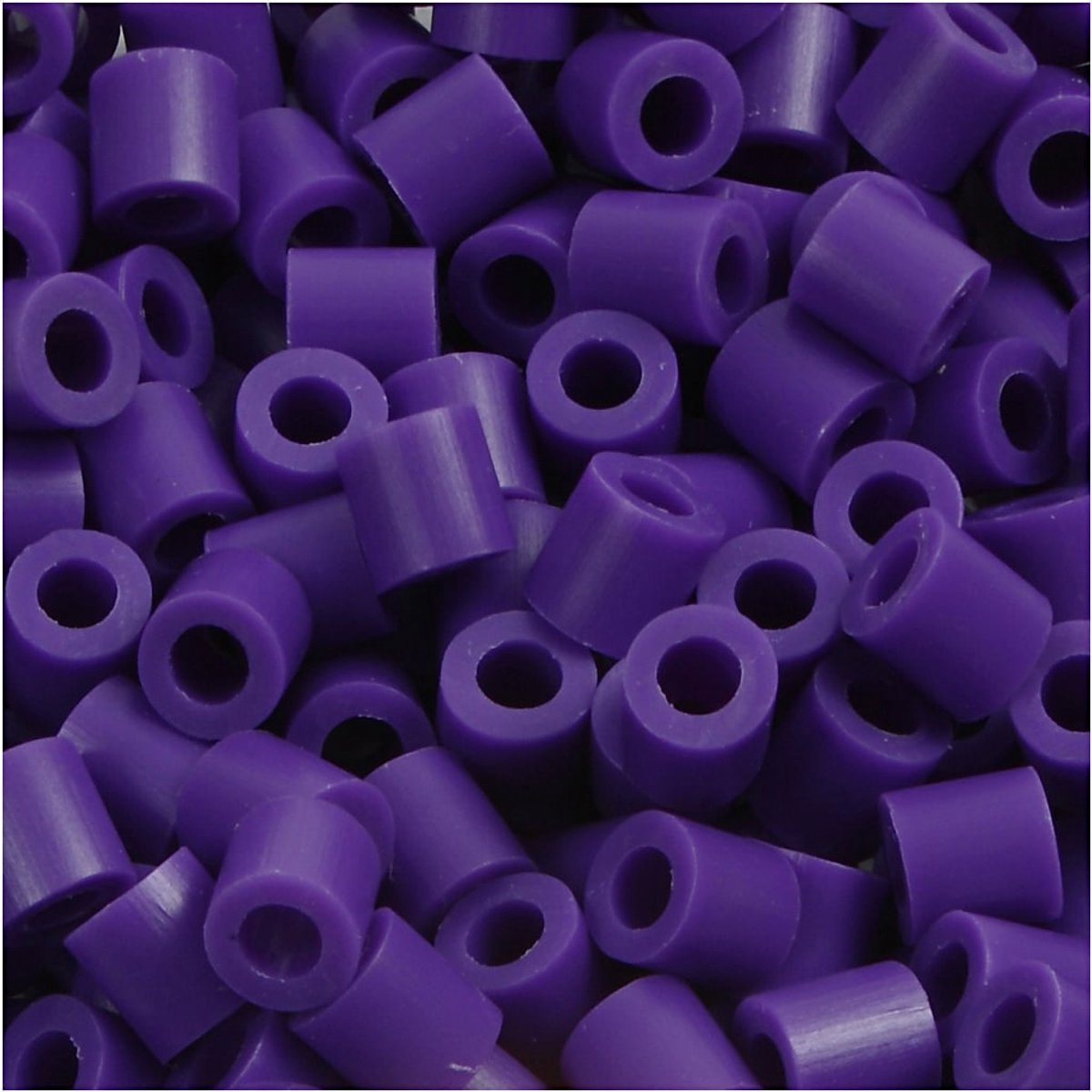 Nabbi-Fotoperlen, Größe 5x5 mm, Lochgröße 2,5 mm, mittel, dunkelviolett (11), 6000 Stück 1 Box