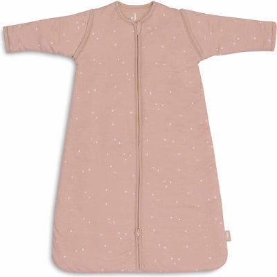 Jollein Babyschlafsack Winter mit abzippbarer Hülle 70cm – Twinkling Wild Rose – Winterschlafsack