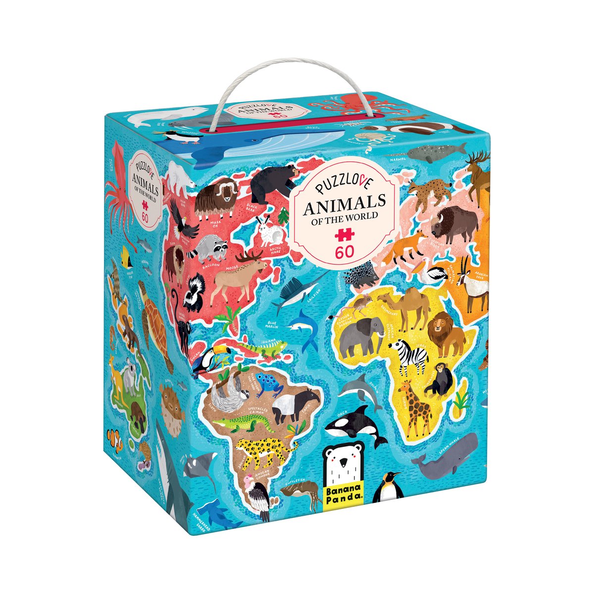 Banana Panda - Puzzlove -Tiere auf der ganzen Welt - 60..