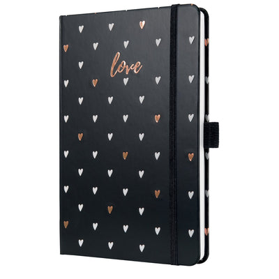 Sigel Wochenkalender Beauty 2026 – Größe A5 – Dark Love – Hardcover – si-j6335