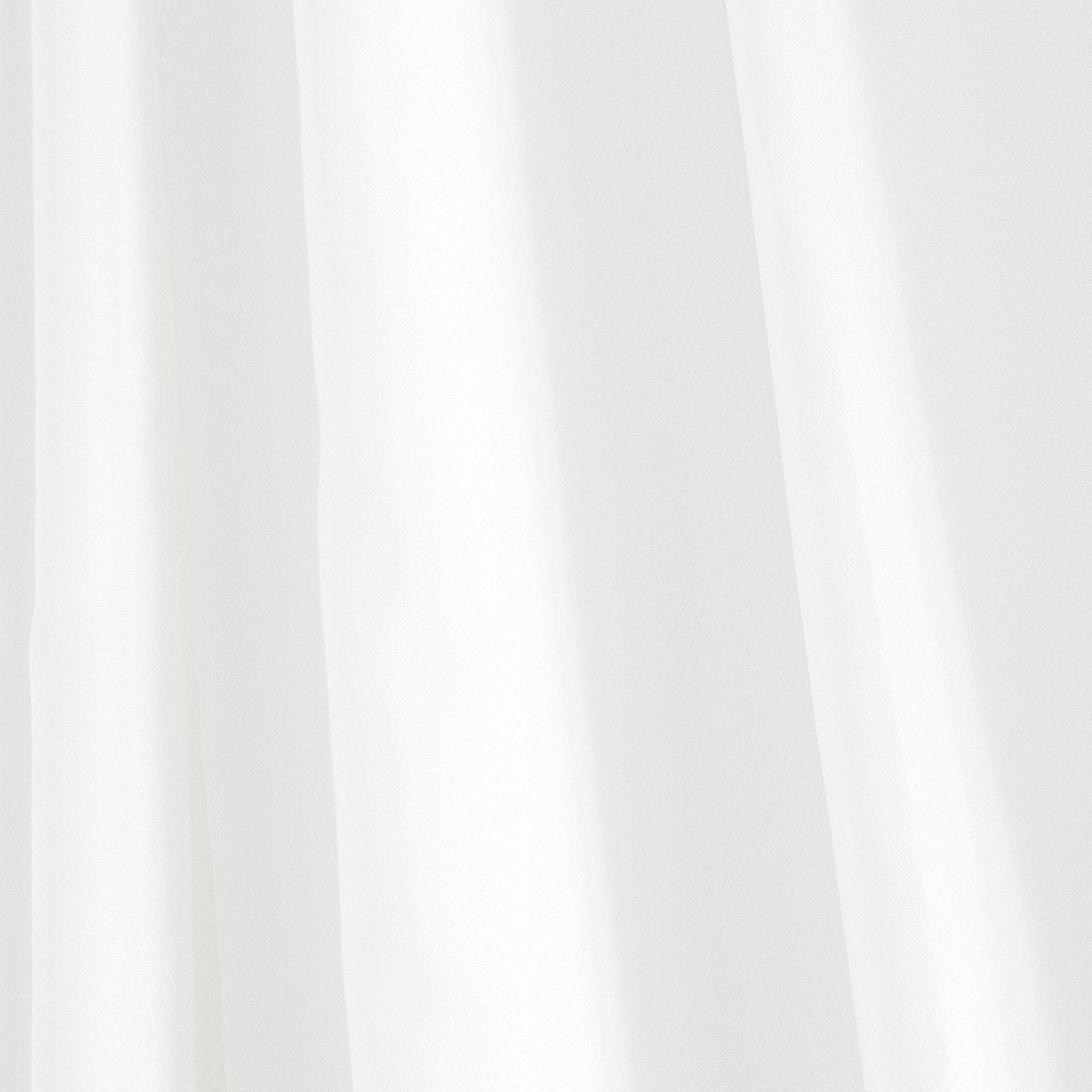 Differnz Duschvorhangfarbe – 240 x 200 cm – beschwert – 100 % Polyester – Weiß