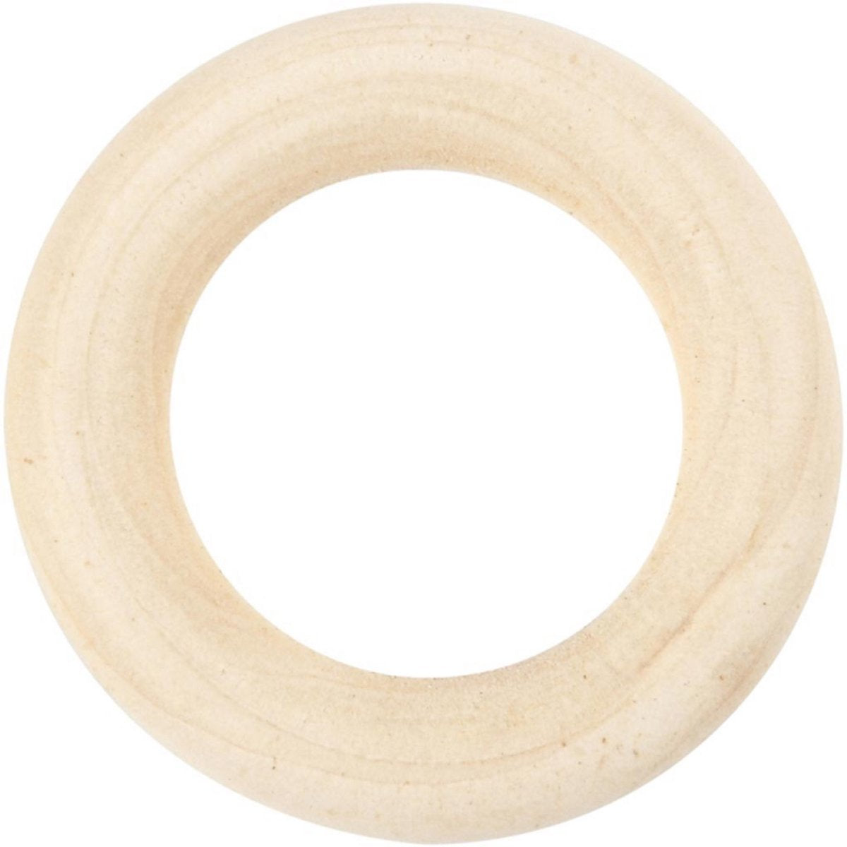 Creativ Company Ring Holz, D 35 mm, 8 Stück, 1 Box