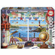 Educa - Leben im Hafen - Puzzle - 1000 Teile - Sinterklaas-Geschenke
