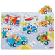 GOKI -Holzstud -Puzzle Fahrzeuge mit Klang, 6..
