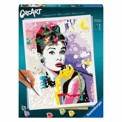 Ravensburger Creart Malen nach Zahlen – Audrey Hepburn