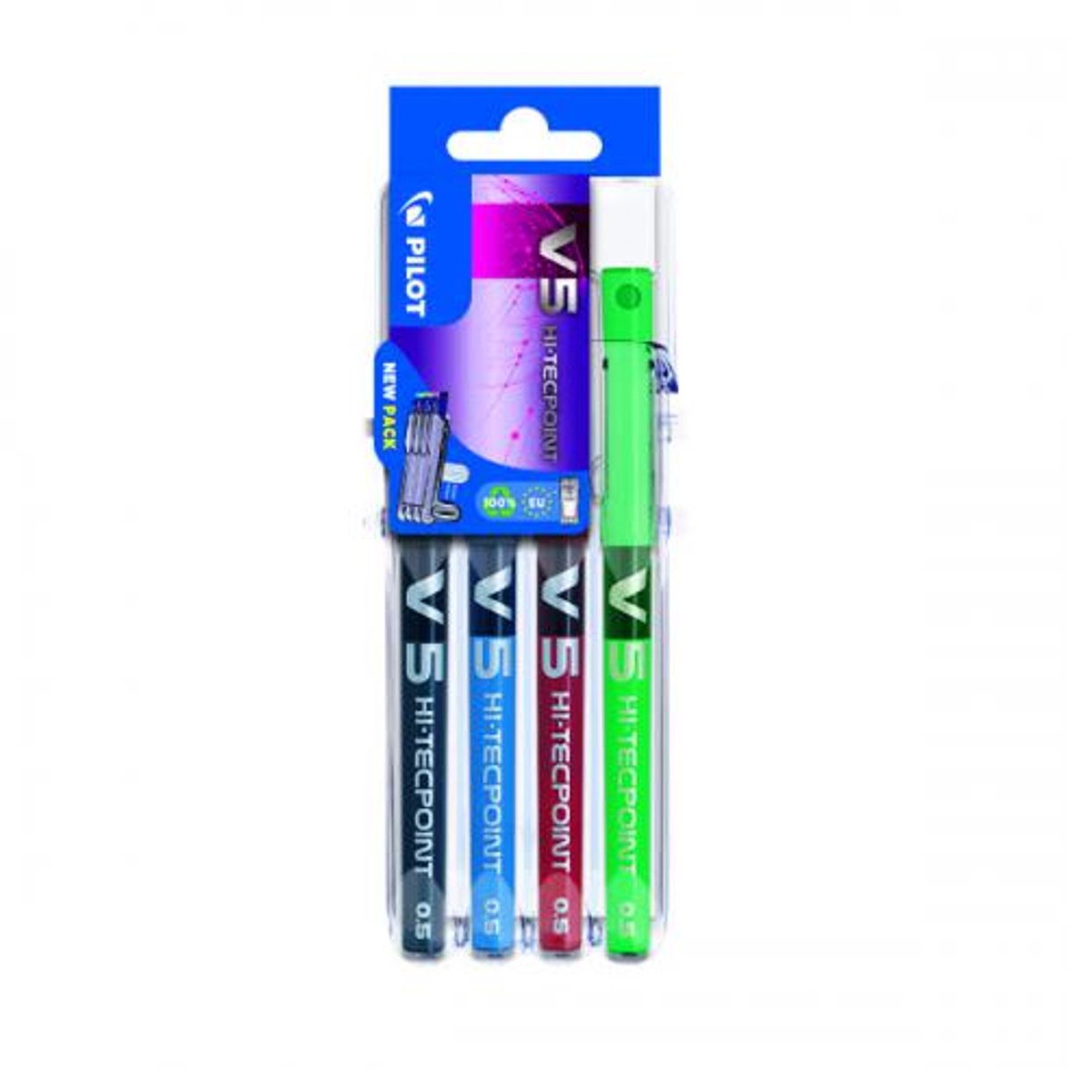 Pilot - Blister v5 Hi Tecpoint - 4 Stück