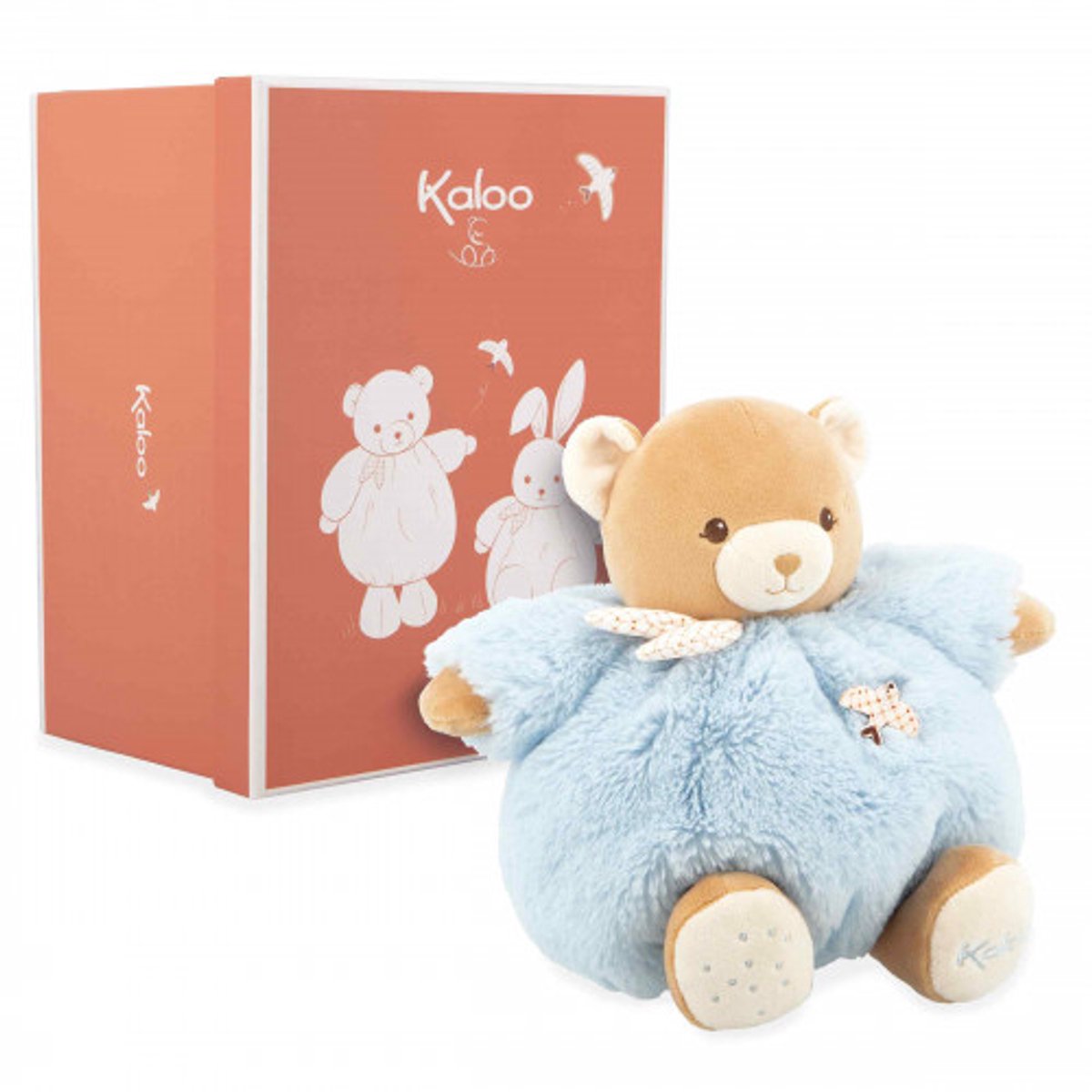 Kaloo Patapouf - Kuscheltier - Bär - 25 cm. - Farbe Blau