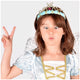 Den Goda Fen Diadem hellblaue Samtprinzessin 14 cm Spielzeug.