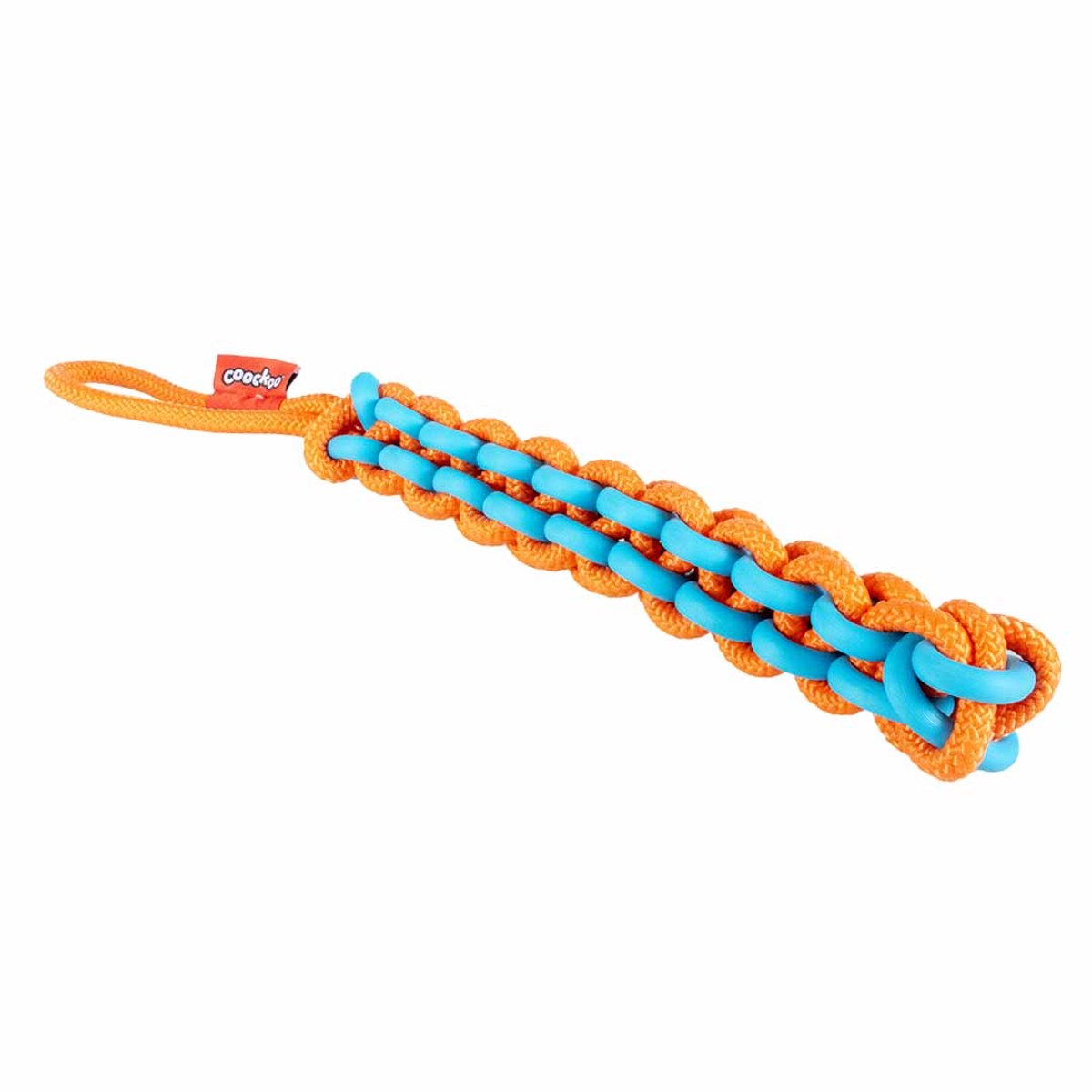 Coockoo Hundespielzeug Twisting Tugger Blau Orange