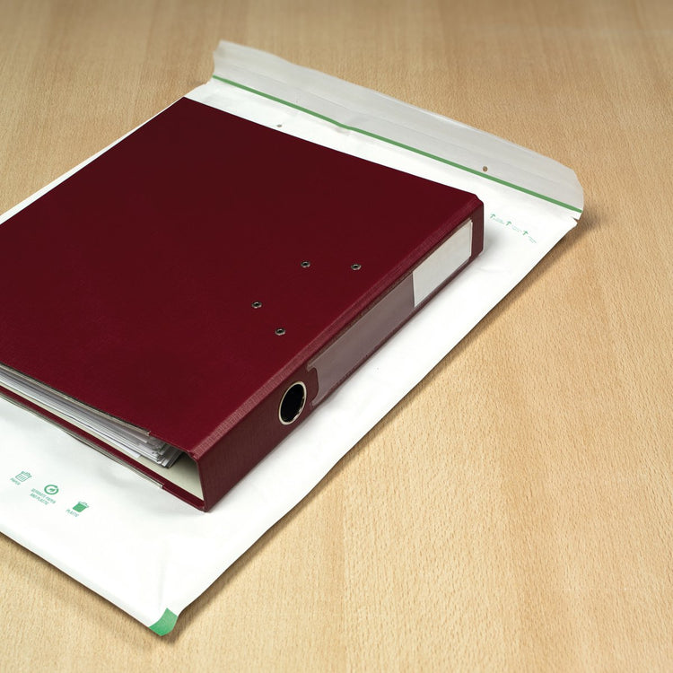 Raadhuis Luftpolsterumschlag – 370 x 480 mm – K20 – mit Klebestreifen – weiß – 50 Stück – rd-306620