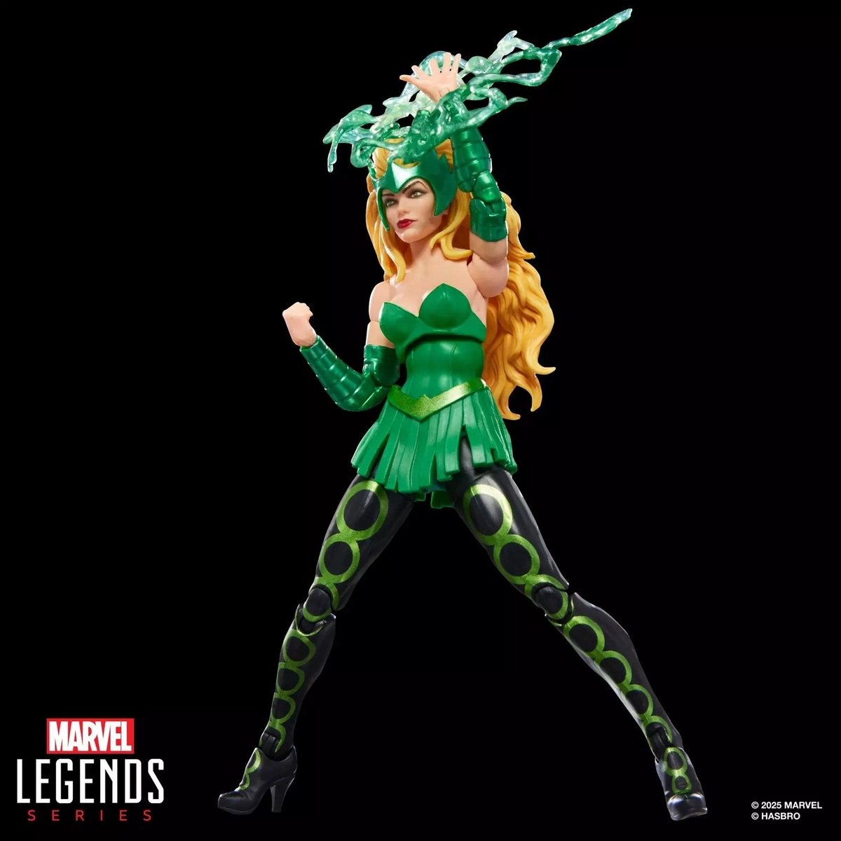 Hasbro Marvel Legends Actionfigur Enchantress (BAF: Henker) 15 cm große Actionfigur