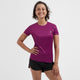 Rogelli Core Laufshirt Damen – Kurzarm – Kirschrot – M