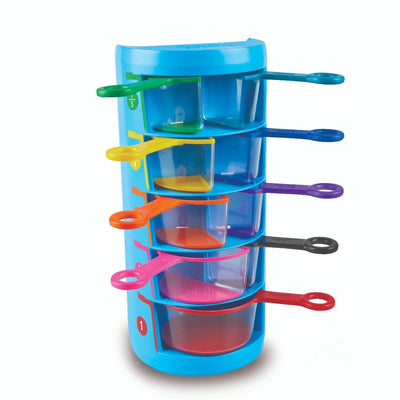 Lernressourcen, Lernspielzeug, Regenbogen-Fraktionsmessbecher, 9er-Set. - 3+