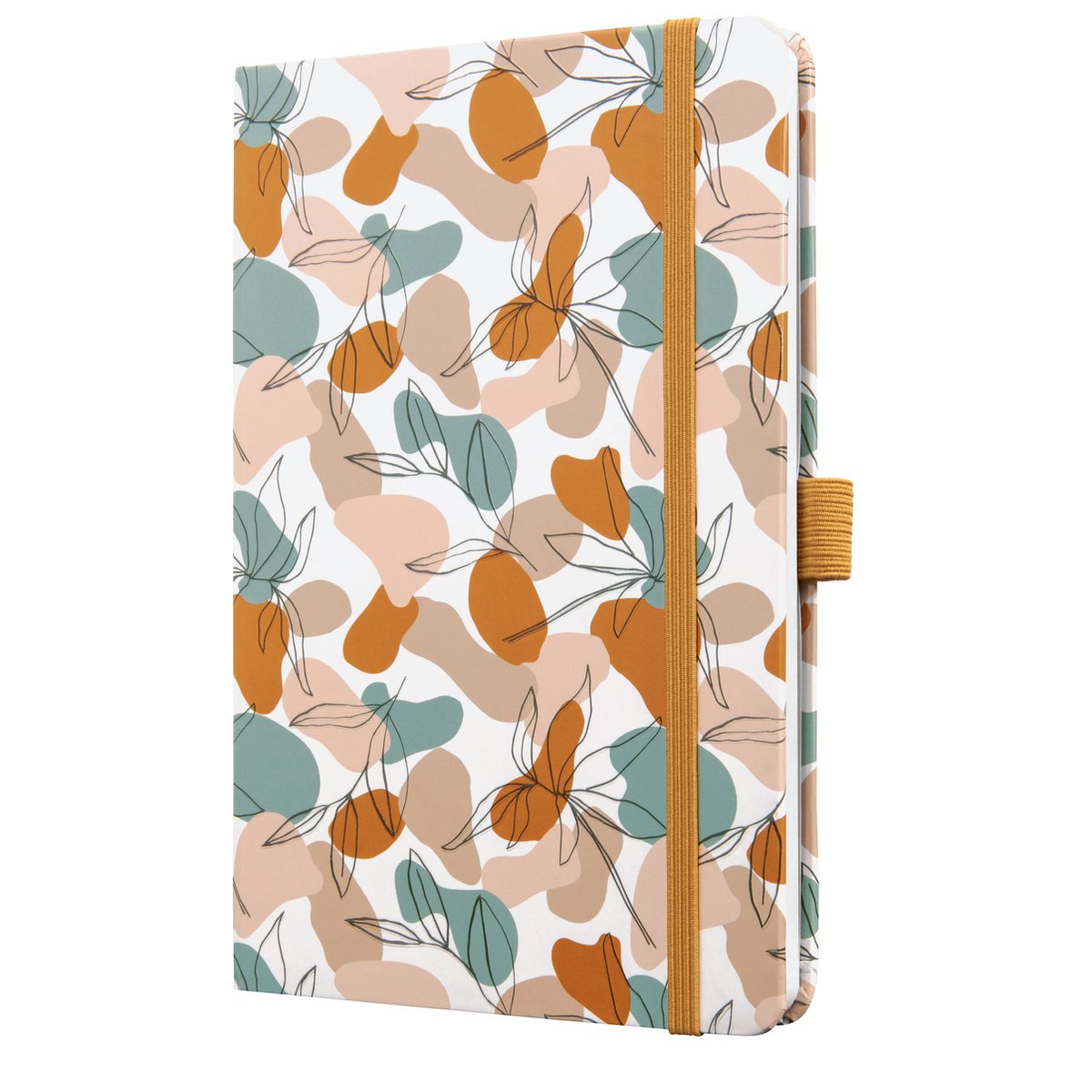 Sigel Notizblock – Herbstblätter – A5 – liniert – Hardcover – si-jn359
