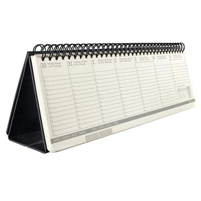 Sigel Tischkalender 2026 Conceptum 2026 – 30 x 14,4 x 1,8 cm – Schwarz – Tischkalender – si-c2680