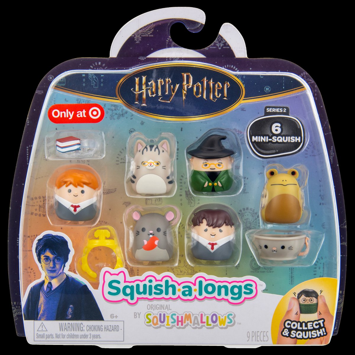 Squishmallows Squish-A-Longs – 6-Figuren-Pack Harry Potter Stil 3 W2
