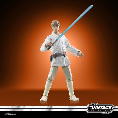 Hasbro Star Wars Episode IV Vintage Collection Actionfigur Luke Skywalker 10 cm große Actionfigur