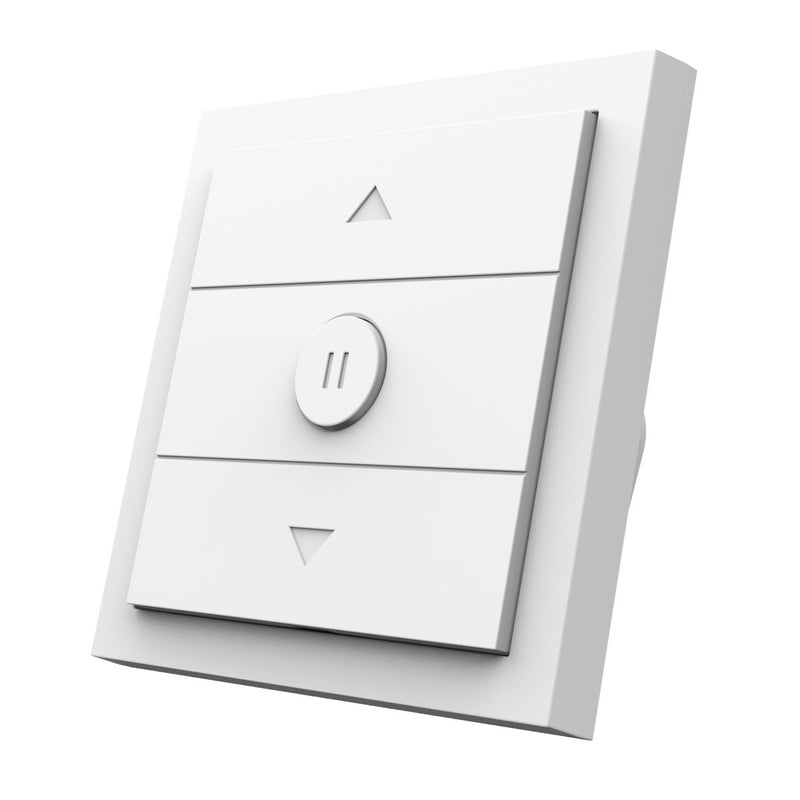 Click-on-Click-Off-Materie-Schalter für Sonnenjalousien Masun-W1000 – Smart-Schalter für Rollläden-Sonnenjalousien – Smart-Rollladenschalter – Funktioniert mit Matter – Weiß