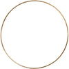 Metalldrahtring Gold, 20 cm