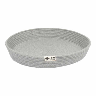 D d Home Jess – Katzenkorb 45 x 45 x 7 cm, grau
