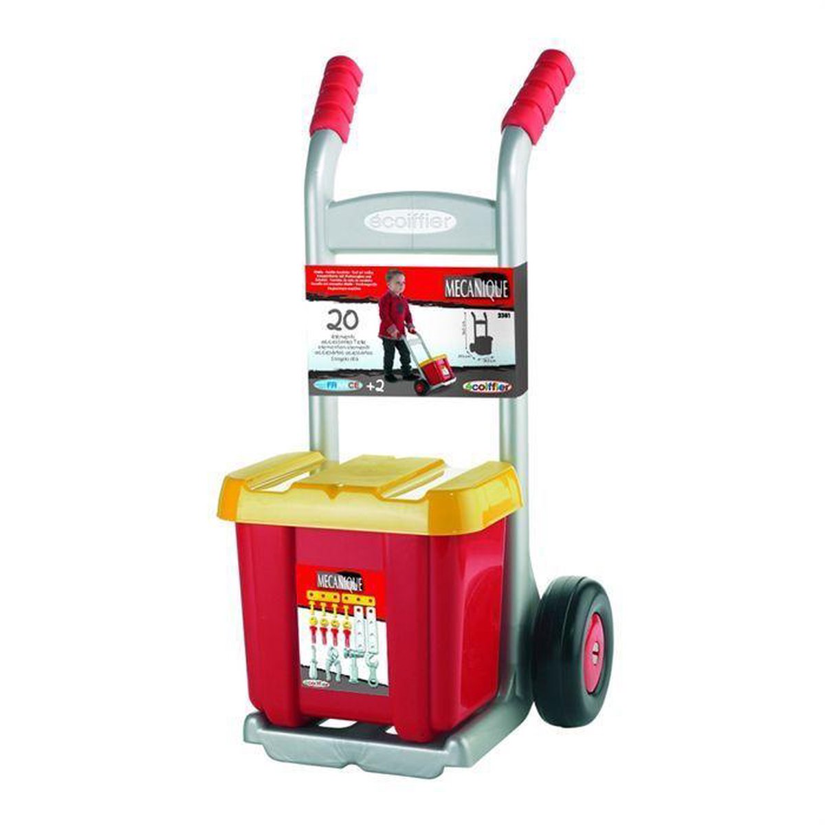 Ecoiffier Mecanics Handwagen mit Toolbox