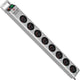 Brennerstuhl Super-Solid-Leitungsdose 8-fach silber 2,5m h05vv-f 3g1,5 *fr*