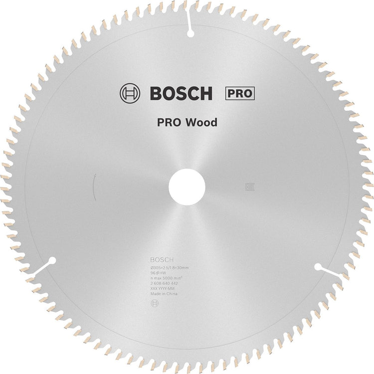 Bosch Zubehör Kreissägeblatt Optiline Wood 305 x 30 x 2,5 mm, 96 1 St. - 2608640442
