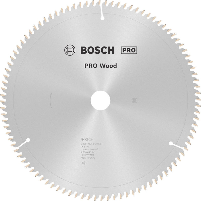 Bosch Zubehör Kreissägeblatt Optiline Wood 305 x 30 x 2,5 mm, 96 1 St. - 2608640442