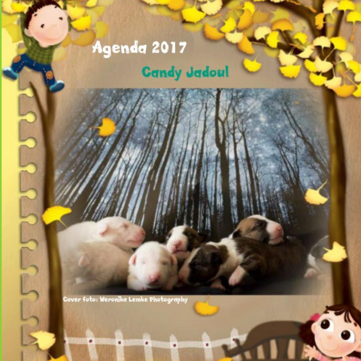 Agenda für kleine Bullterrier-Freunde 2017 ohne Marke ohne Marke