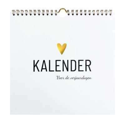 Lifestyle2love Geburtstagskalender – – stilvolles modernes Design – ohne Jahreszahl