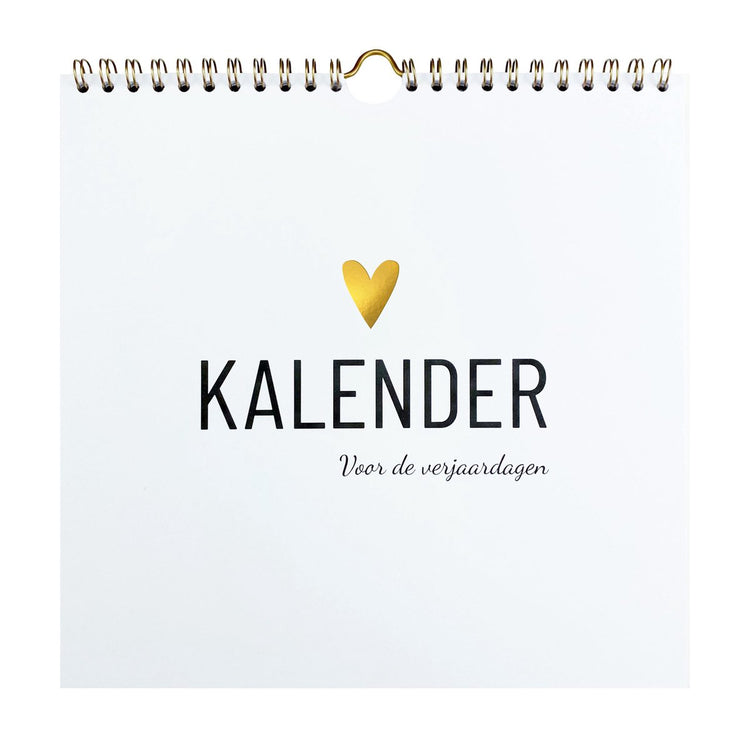 Lifestyle2love Geburtstagskalender – – stilvolles modernes Design – ohne Jahreszahl