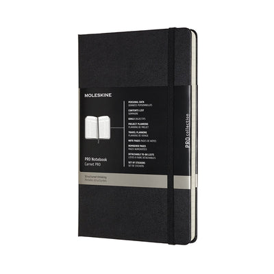 Professionelles Moleskine-Notizbuch – groß – Hardcover – schwarz