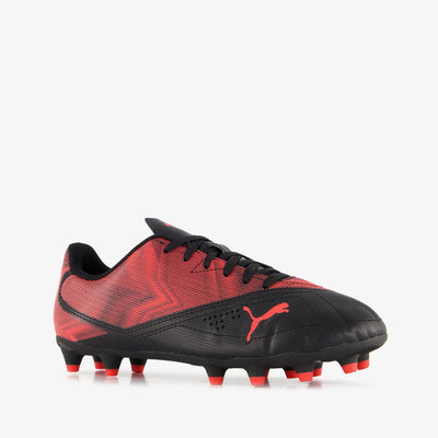 Puma Rapid FG AG Jr Unisex-Sportschuhe - Schwarz-Ultrarot