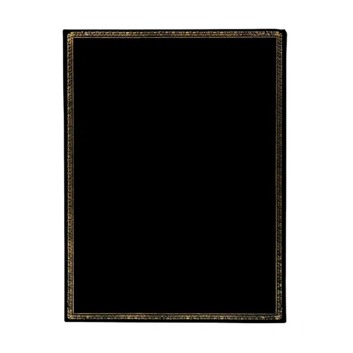 Paperblanks Black Edition Black Edition Hardcover-Tagebücher, ultraliniertes Gummiband, 144 Seiten, 120 g/m²