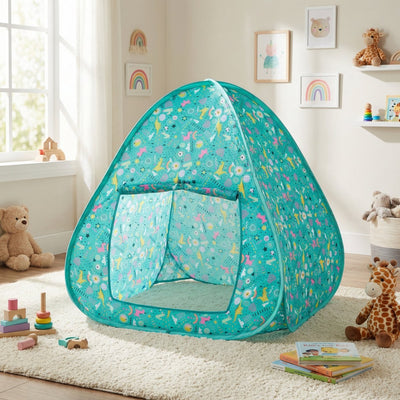 Eddy Toys Pop-Up-Spielzelt 95x70x78 cm – Pop-Up-Spielzelt für Kinder – Indoor-Spielzelt mit Schnellausklappfunktion – Kinderzelt mit Aufdruck