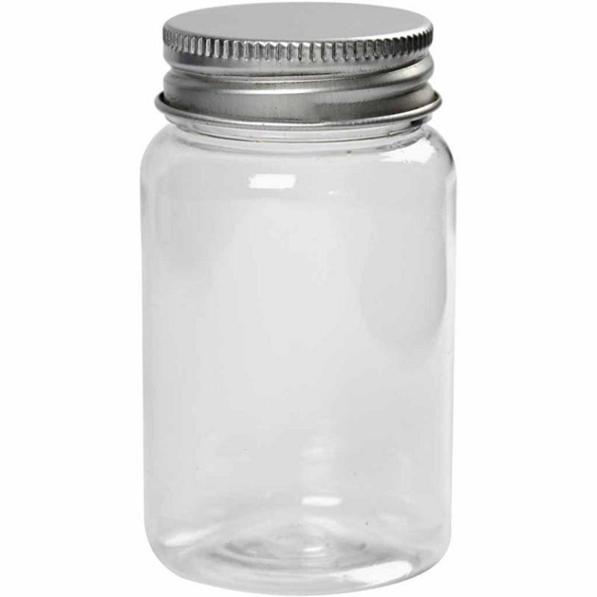 Creativ Firmenglas mit Schraubverschluss, H: 77 mm, T 45 mm, 100 ml, 10 Stück 1 Box
