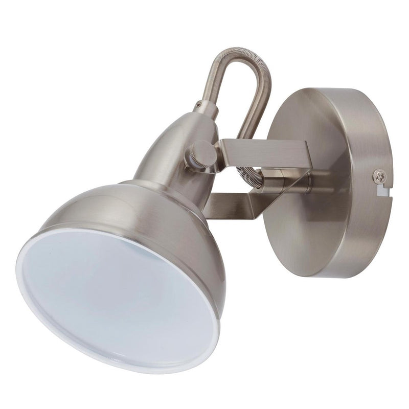 Briloner Leuchten Soft - Wandleuchte - Deckenstrahler - 1-flammig - schwenk- und neigbarer Strahler - Vintage-Retro-Design - max. 40 Watt - 15,6 x 10 cm