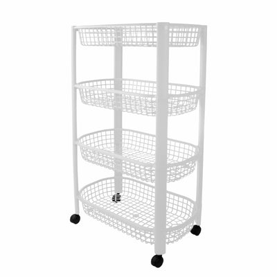 Sunware Codil – Trolley auf Rollen – L47xB26xH79cm – Weiß
