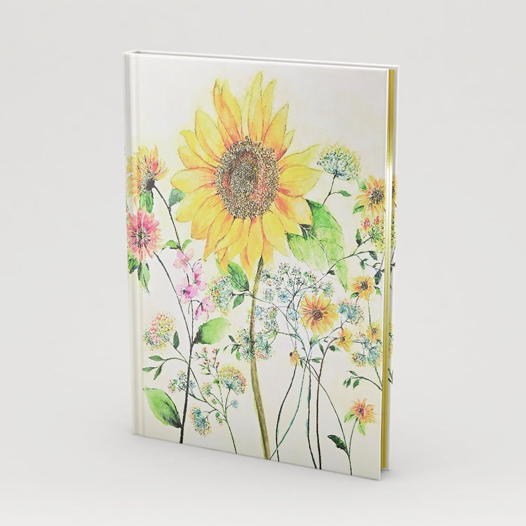Peter Pauper buchgebundenes Notizbuch mit Aquarell-Sonnenblume