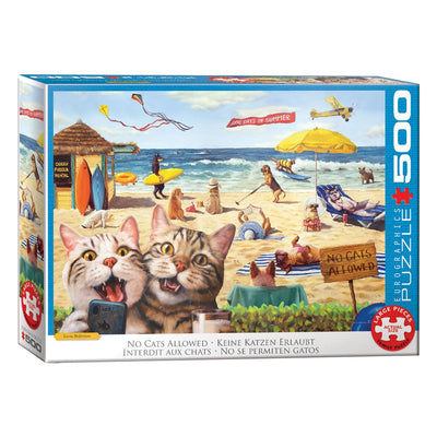 Eurographics – Keine Katzen erlaubt – Lucia Heffernan – 500 XL-Teile 68 × 48 cm (B × H) – Familienpuzzle