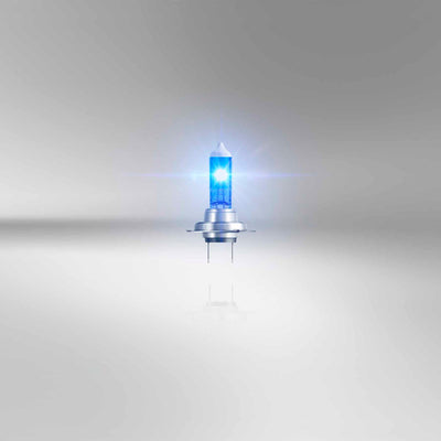 Osram-Halogenlampe H7 12 V 80 W – weißes Eisblau 5500 K intensiv – Cool Blue Boost – 2er-Set