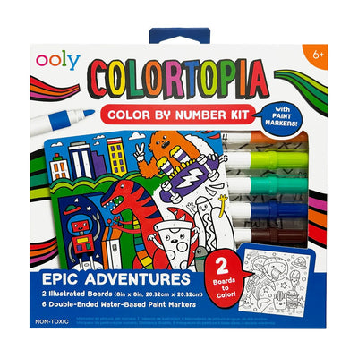 Ooly – Colortopia – Malen nach Zahlen – epische Abenteuer