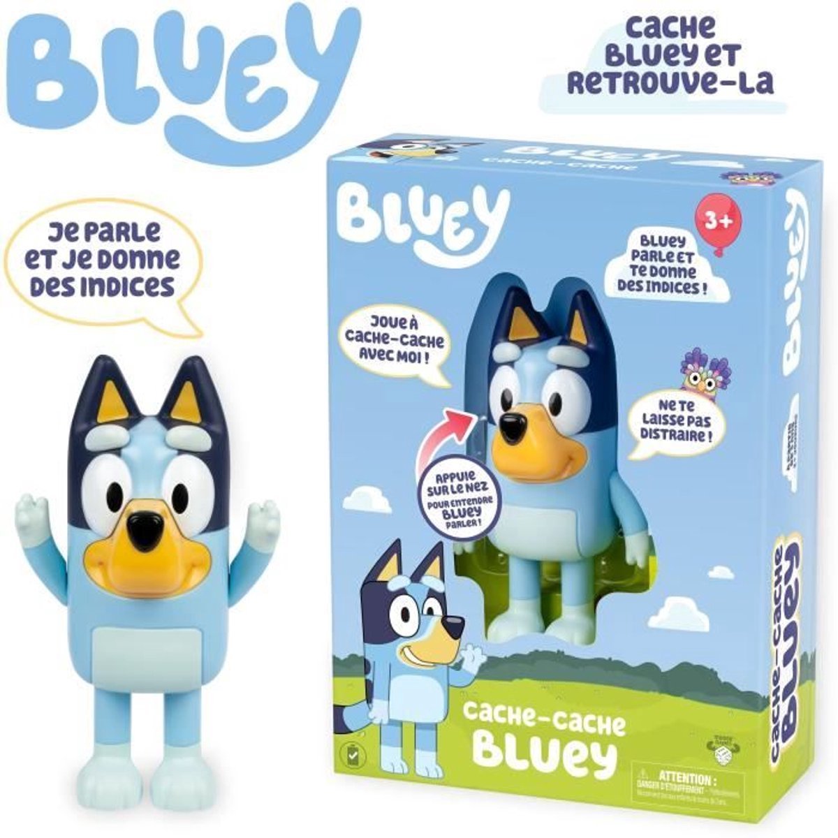 Moose Toys bluey - Cache Cache (Französisch) - elektronisches Kinderspiel