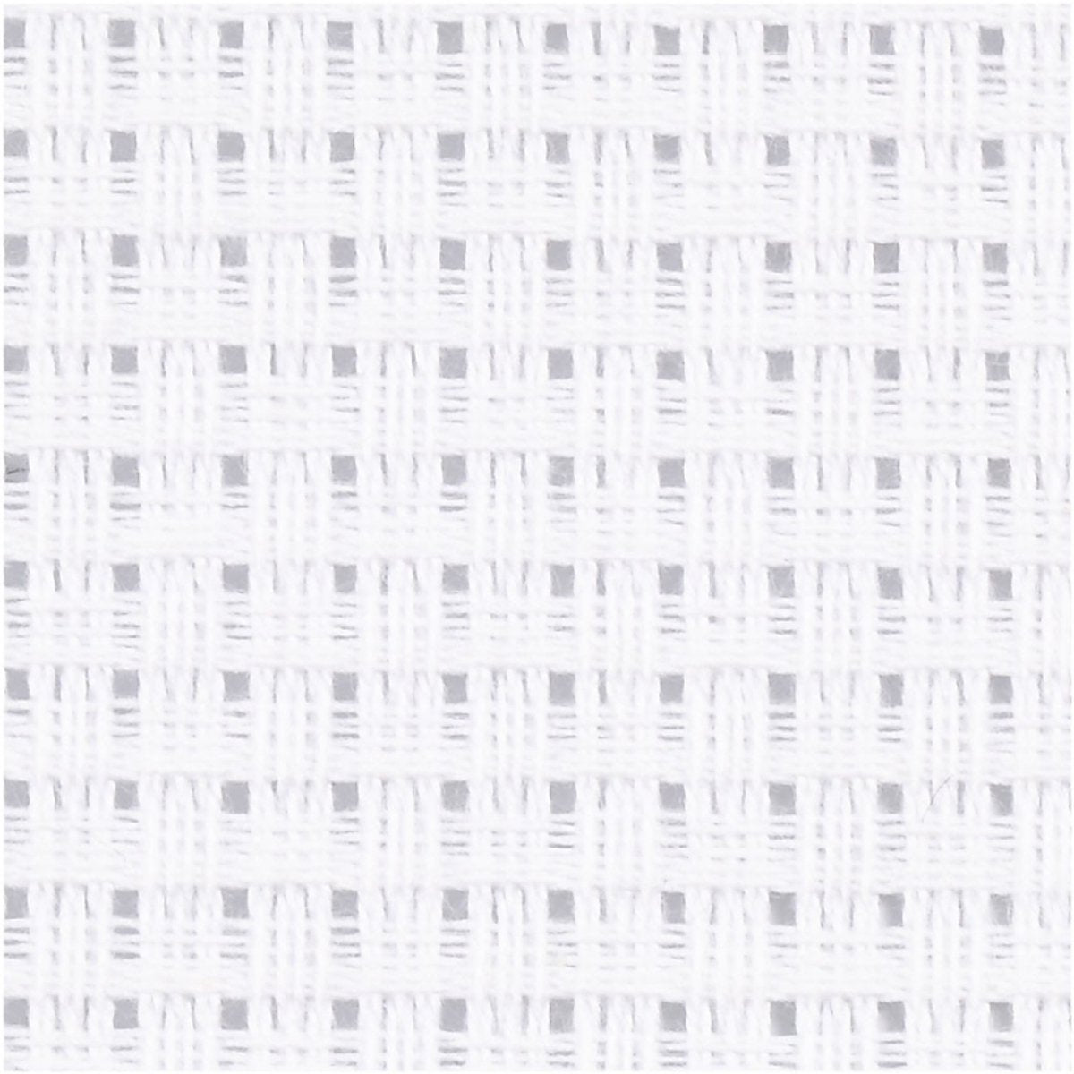 Creativ Company Aida, Größe 50x50 cm, 43 Quadrate je 10 cm, weiß, 1 Stück