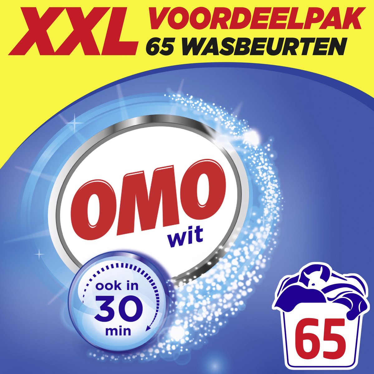Omo xxl Waschpulver – weiß – 65 Wäschen