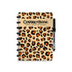 Correctbook A5 löschbares Notizbuch – kraftvoller Leopard – liniert – wiederverwendbares Notizbuch – inklusive Stiftwischtuch – kann mit zusätzlichen Seiten ergänzt werden