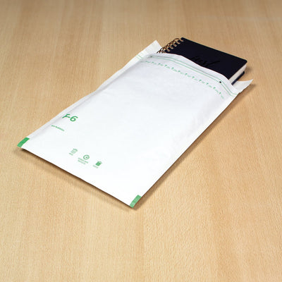 Raadhuis Luftpolsterumschlag – 240 x 350 mm – f16 – mit Klebestreifen – weiß – 100 Stück – rd-306616