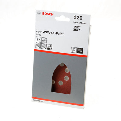Bosch - 5-teiliges Schleifblatt-Set 100 x 170 mm