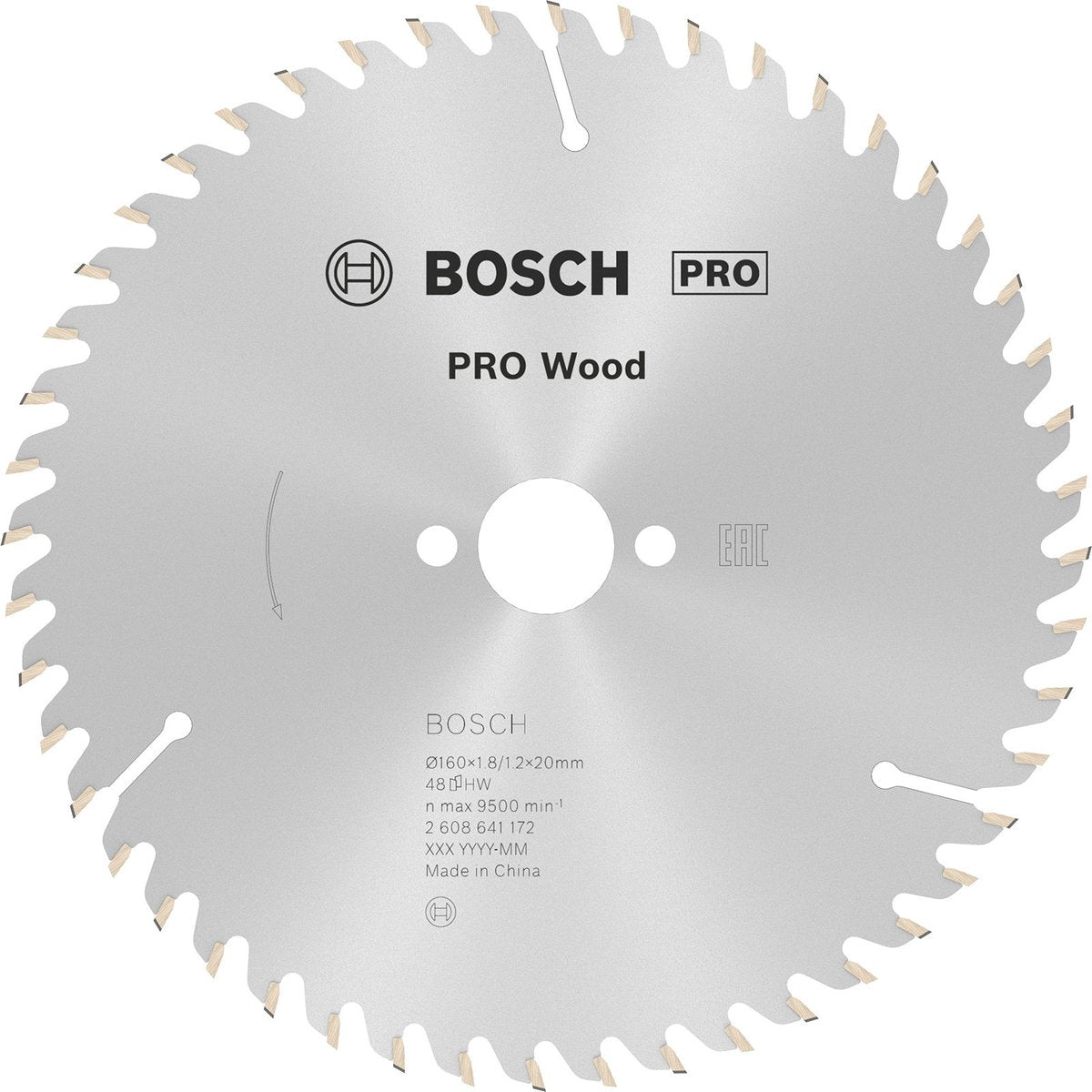Bosch Zubehör Kreissägeblatt Optiline Wood 160 x 20 16 x 1,8 mm, 48 1St - 2608641172